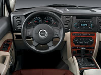 jeep commander steering wheel closer shot